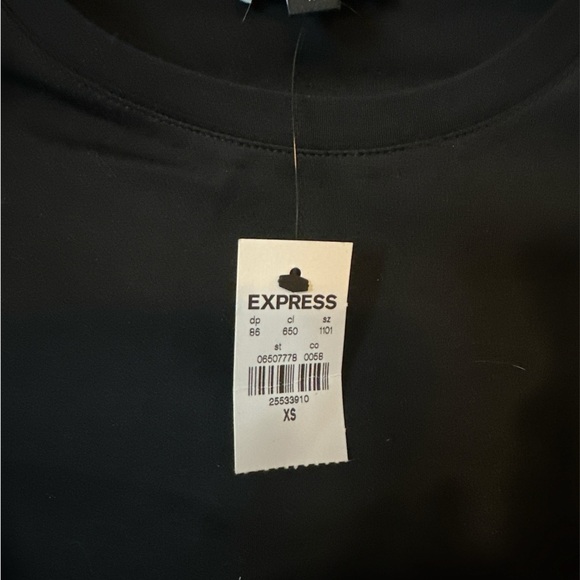 Express Short Sleeve Ruched Bodysuit Size XS - Picture 3 of 4